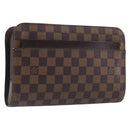 LOUIS VUITTON Damier Ebene Saint Louis Clutch Bag N51993 LV Auth ep16546-1