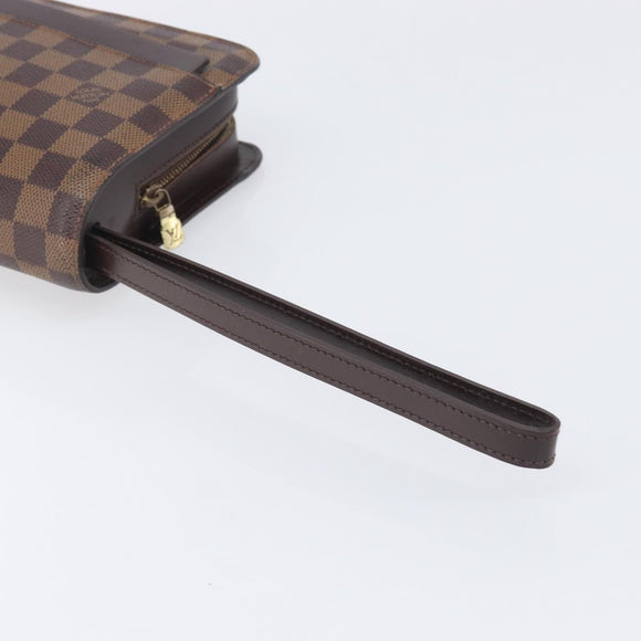 LOUIS VUITTON Damier Ebene Saint Louis Clutch Bag N51993 LV Auth ep16546