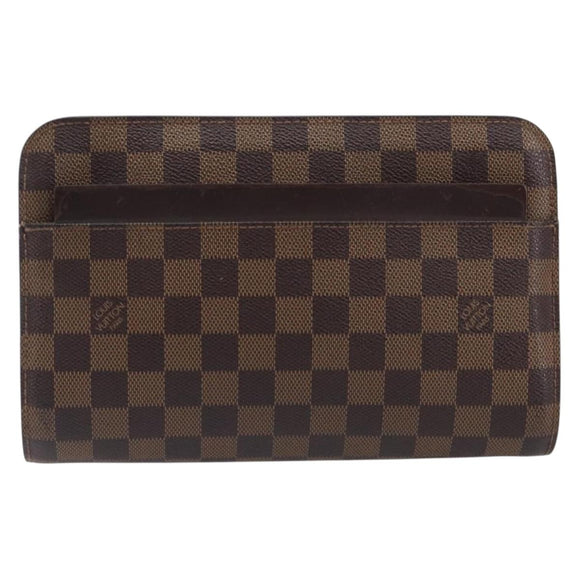LOUIS VUITTON Damier Ebene Saint Louis Clutch Bag N51993 LV Auth ep16546