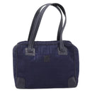 FENDI Zucca Canvas Hand Bag Navy Gold Auth ep16548-13