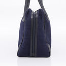 FENDI Zucca Canvas Hand Bag Navy Gold Auth ep16548-4