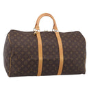 LOUIS VUITTON Monogram Keepall 50 Boston Bag M41426 LV Auth ep16558V-1