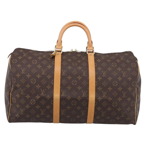 LOUIS VUITTON Monogram Keepall 50 Boston Bag M41426 LV Auth ep16558V