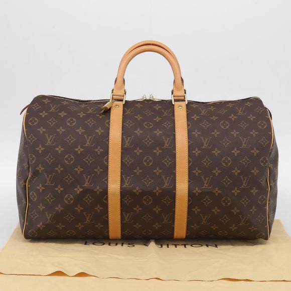 LOUIS VUITTON Monogram Keepall 50 Boston Bag M41426 LV Auth ep16558V