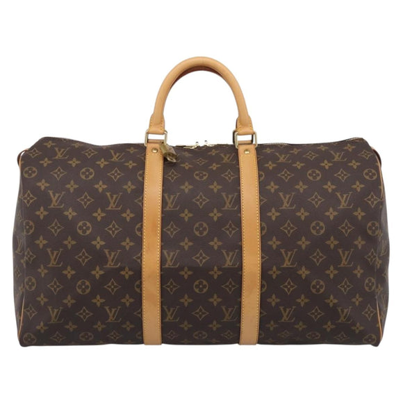 LOUIS VUITTON Monogram Keepall 50 Boston Bag M41426 LV Auth ep16560V