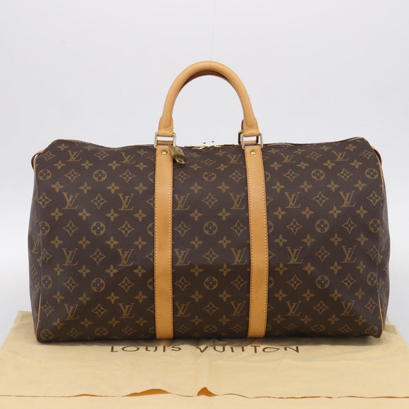 LOUIS VUITTON Monogram Keepall 50 Boston Bag M41426 LV Auth ep16560V