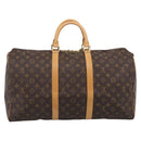 LOUIS VUITTON Monogram Keepall 50 Boston Bag M41426 LV Auth ep16560V-3