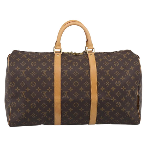 LOUIS VUITTON Monogram Keepall 50 Boston Bag M41426 LV Auth ep16560V