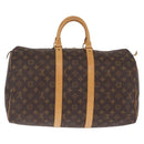 LOUIS VUITTON Monogram Keepall 45 Boston Bag M41428 LV Auth ep16561V-3