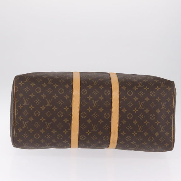 LOUIS VUITTON Monogram Keepall 55 Boston Bag M41424 LV Auth ep16563V