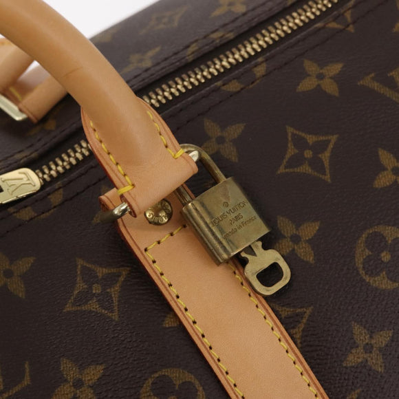 LOUIS VUITTON Monogram Keepall 55 Boston Bag M41424 LV Auth ep16563V