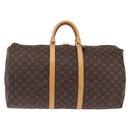 LOUIS VUITTON Monogram Keepall 55 Boston Bag M41424 LV Auth ep16563V-2