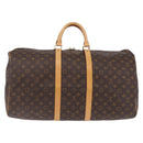 LOUIS VUITTON Monogram Keepall 55 Boston Bag M41424 LV Auth ep16563V-3