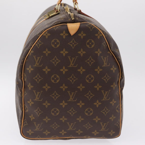 LOUIS VUITTON Monogram Keepall 55 Boston Bag M41424 LV Auth ep16563V