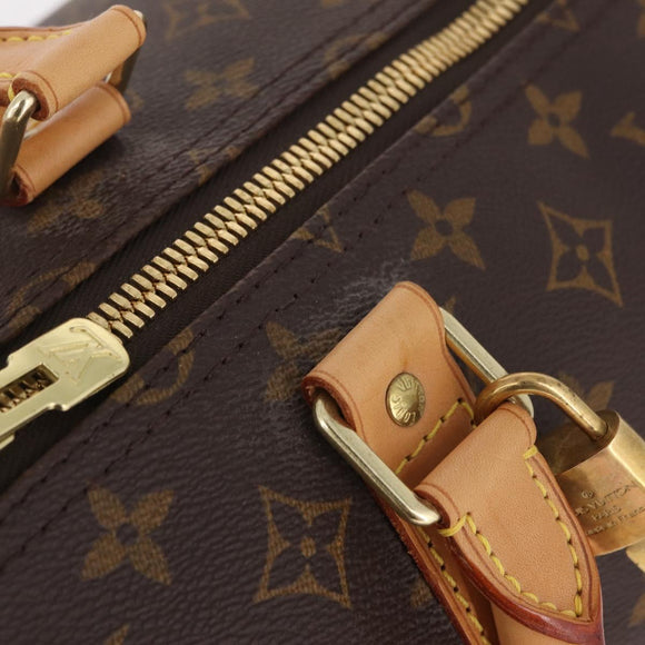 LOUIS VUITTON Monogram Keepall 55 Boston Bag M41424 LV Auth ep16564V