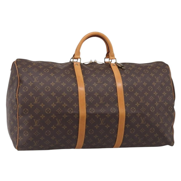 LOUIS VUITTON Monogram Keepall 60 Boston Bag M41422 LV Auth ep16565V