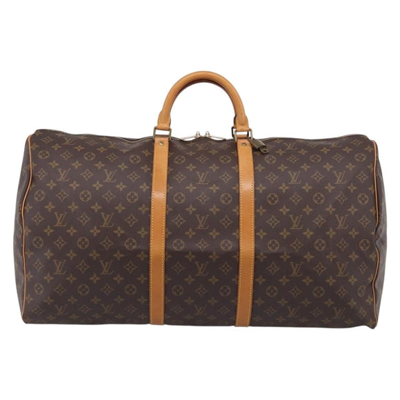 LOUIS VUITTON Monogram Keepall 60 Boston Bag M41422 LV Auth ep16565V