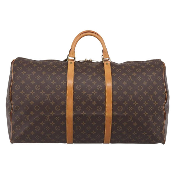 LOUIS VUITTON Monogram Keepall 60 Boston Bag M41422 LV Auth ep16565V