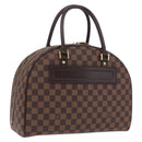 LOUIS VUITTON Damier Ebene Nolita Hand Bag N41455 LV Auth ep16568V-1