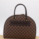 LOUIS VUITTON Damier Ebene Nolita Hand Bag N41455 LV Auth ep16568V-12