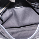 GUCCI GG Canvas Jackie Shoulder Bag Black Gold Tone 130779 Auth ep16572V-18
