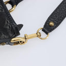 LOUIS VUITTON Monogram Denim Neo Cabby MM Hand Bag Black M95351 LV Auth ep16576A-11