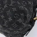 LOUIS VUITTON Monogram Denim Neo Cabby MM Hand Bag Black M95351 LV Auth ep16576A-13