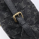 LOUIS VUITTON Monogram Denim Neo Cabby MM Hand Bag Black M95351 LV Auth ep16576A-17