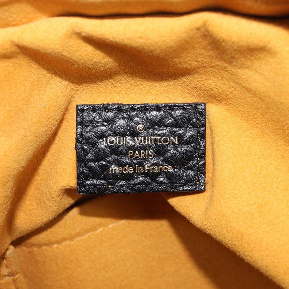 LOUIS VUITTON Monogram Denim Neo Cabby MM Hand Bag Black M95351 LV Auth ep16576A