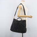LOUIS VUITTON Monogram Denim Neo Cabby MM Hand Bag Black M95351 LV Auth ep16576A-26