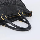 LOUIS VUITTON Monogram Denim Neo Cabby MM Hand Bag Black M95351 LV Auth ep16576A-7