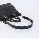 LOUIS VUITTON Monogram Denim Neo Cabby MM Hand Bag Black M95351 LV Auth ep16576A-9