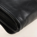 Miu Miu Matelasse Shoulder Bag Leather Black Gold Tone Auth ep16599V-16
