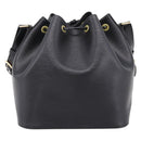 LOUIS VUITTON Epi Petit Noe Shoulder Bag Black M44102 LV Auth ep16601V-2