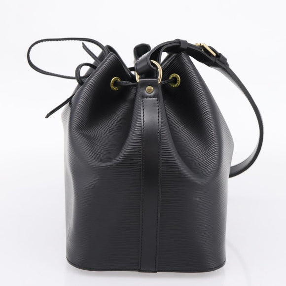 LOUIS VUITTON Epi Petit Noe Shoulder Bag Black M44102 LV Auth ep16601V