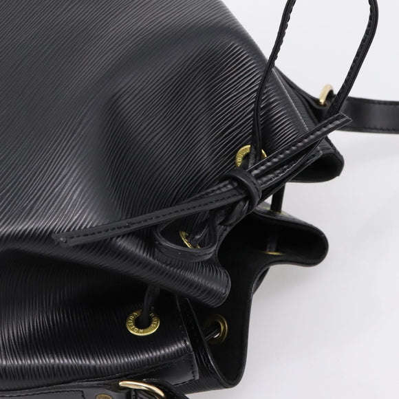 LOUIS VUITTON Epi Petit Noe Shoulder Bag Black M44102 LV Auth ep16601V