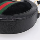 GUCCI Ophdia GG Web Sherry Line Chain Shoulder Bag Suede 550618 Auth ep16605V-14