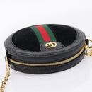 GUCCI Ophdia GG Web Sherry Line Chain Shoulder Bag Suede 550618 Auth ep16605V-6