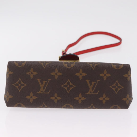 LOUIS VUITTON Monogram Rocky BB Hand Bag Red M44322 LV Auth ep16611M