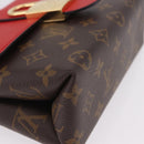 LOUIS VUITTON Monogram Rocky BB Hand Bag Red M44322 LV Auth ep16611M-15