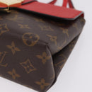 LOUIS VUITTON Monogram Rocky BB Hand Bag Red M44322 LV Auth ep16611M-16