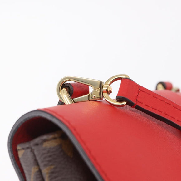 LOUIS VUITTON Monogram Rocky BB Hand Bag Red M44322 LV Auth ep16611M