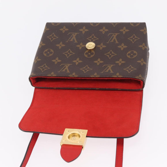 LOUIS VUITTON Monogram Rocky BB Hand Bag Red M44322 LV Auth ep16611M