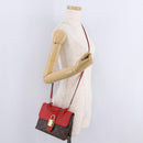 LOUIS VUITTON Monogram Rocky BB Hand Bag Red M44322 LV Auth ep16611M-31