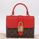 LOUIS VUITTON Monogram Rocky BB Hand Bag Red M44322 LV Auth ep16611M-32