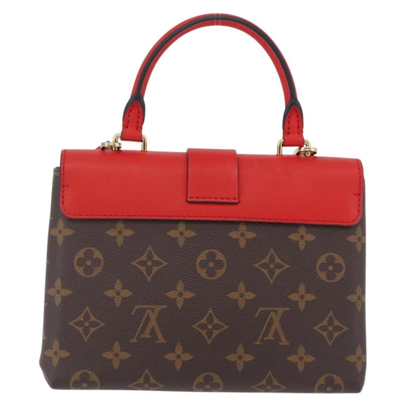 LOUIS VUITTON Monogram Rocky BB Hand Bag Red M44322 LV Auth ep16611M