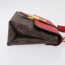 LOUIS VUITTON Monogram Rocky BB Hand Bag Red M44322 LV Auth ep16611M-4