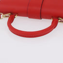 LOUIS VUITTON Monogram Rocky BB Hand Bag Red M44322 LV Auth ep16611M-7