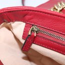 GUCCI GG Marmont Chain Shoulder Bag Leather Black Gold Tone 443497 Auth ep16615M-23