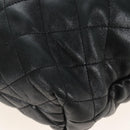 Saint Laurent Ikar Maxi Shopping Tote Bag Lamb Skin Black 698651 Auth ep16616SAM-11